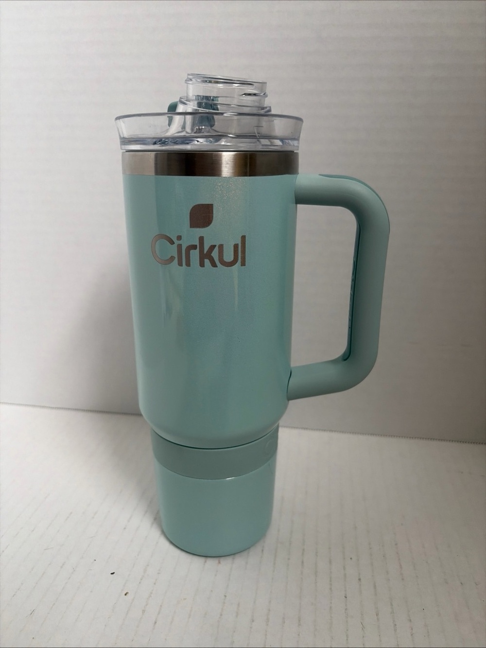 Blue Cirkul Insulated Travel Mug with Handle
